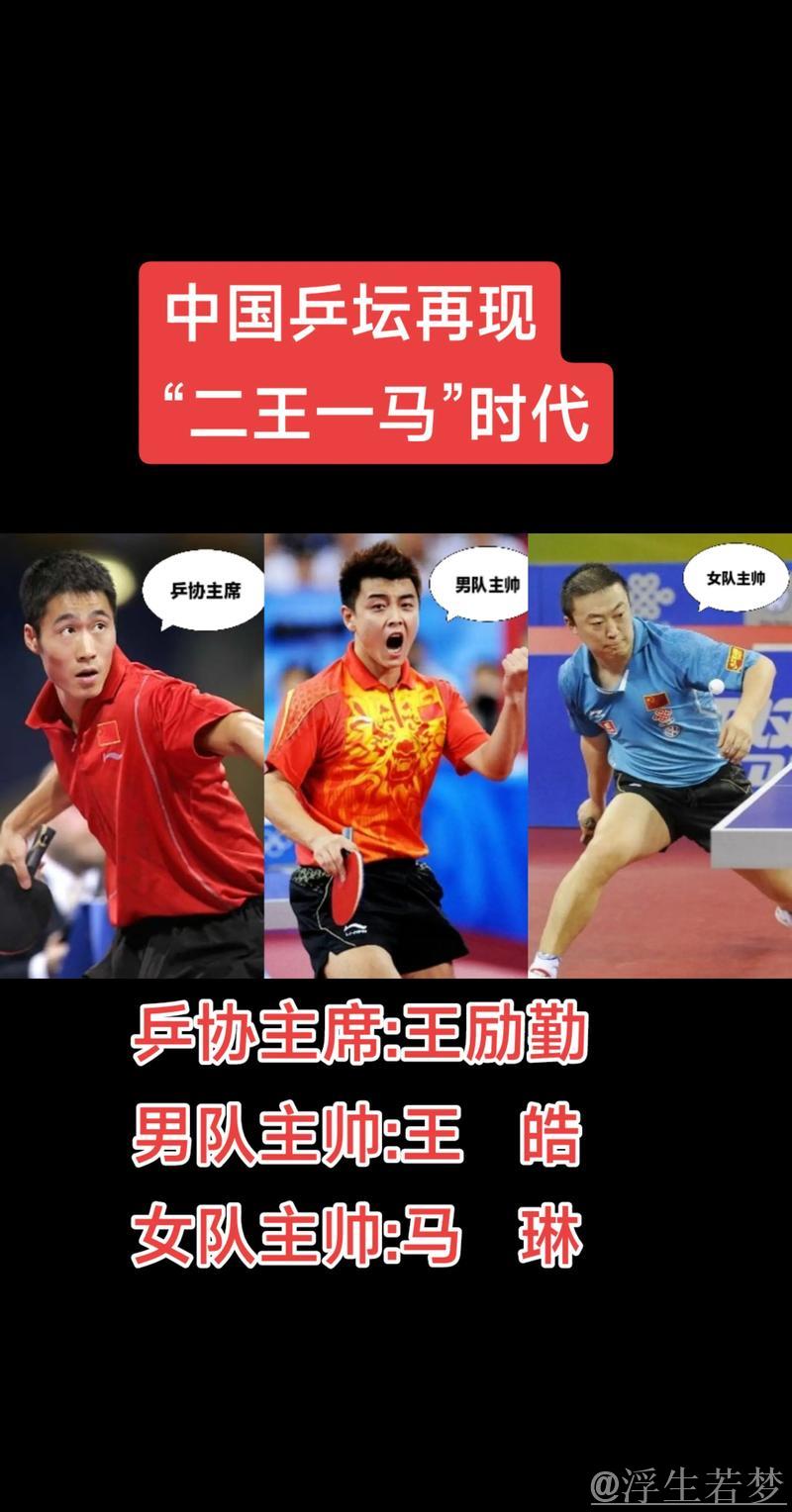 国乒二王一马巅峰对决,王励勤与马琳的精彩瞬间令人陶醉! 国乒二王一马巅峰对决,王励勤与马琳的精彩瞬间令人陶醉!